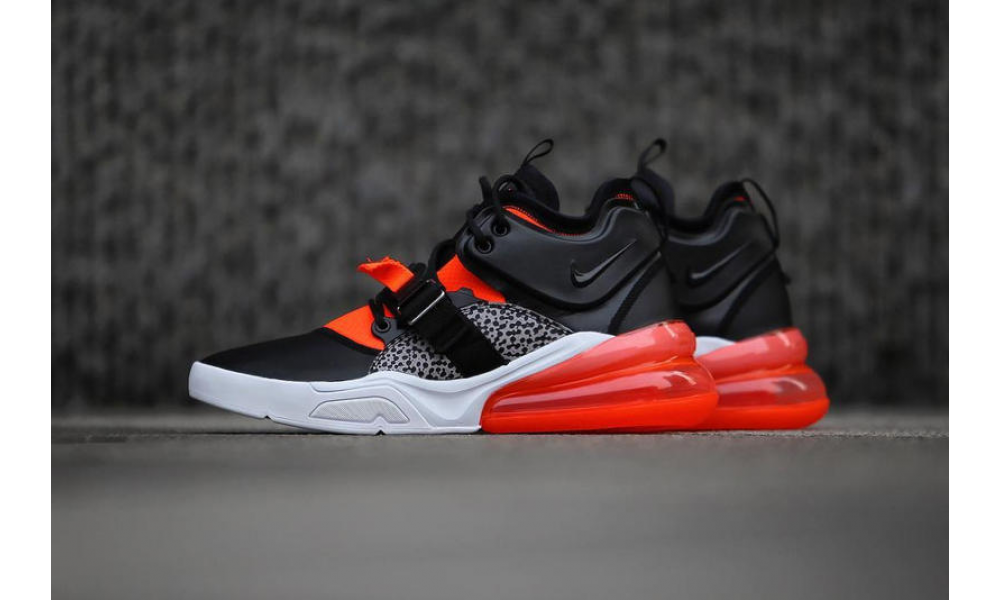 Nike air force outlet 270 black and red